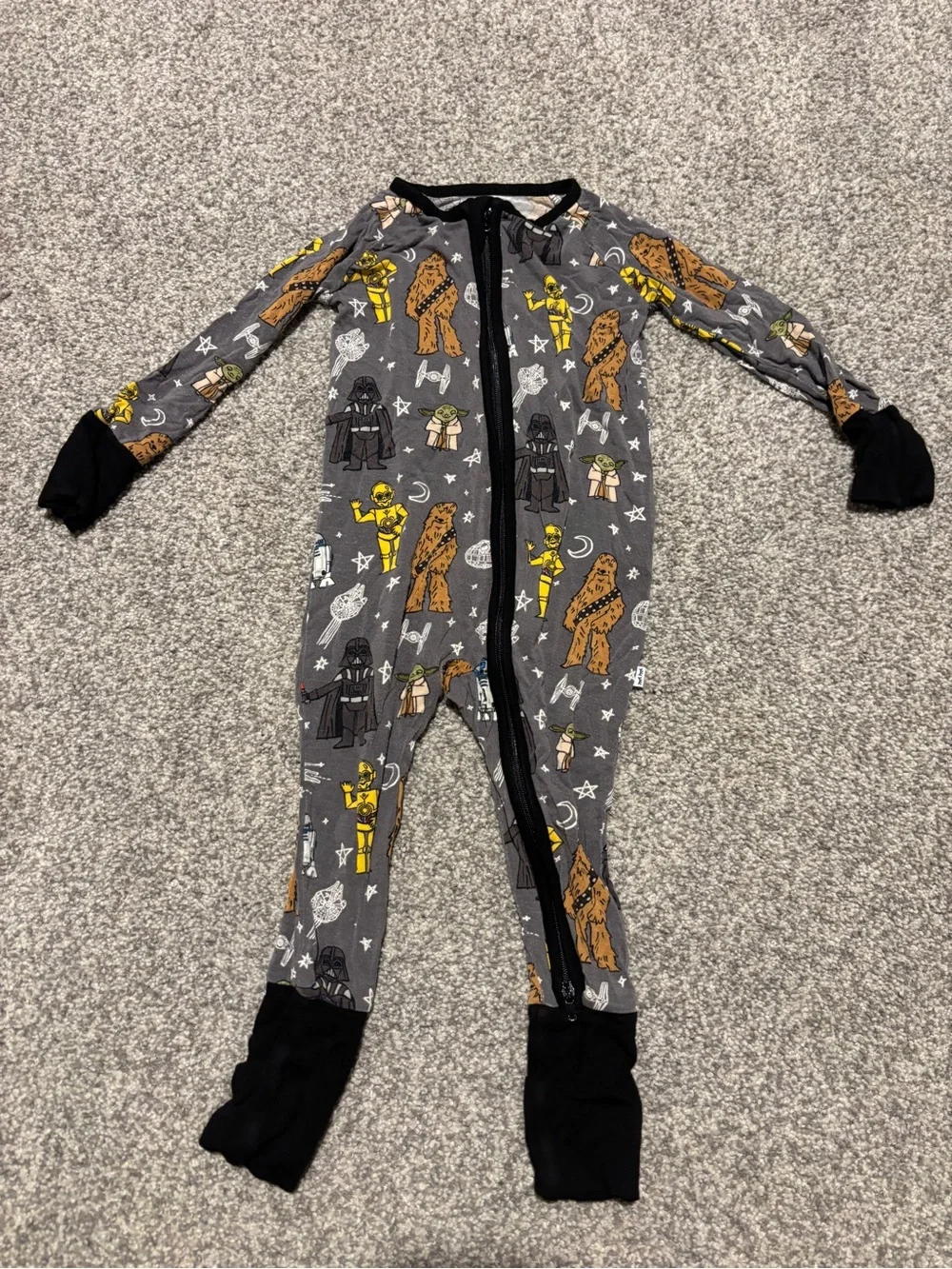 Little Sleepies - Star Wars May the Force be with You Zippy (6-12 mo)